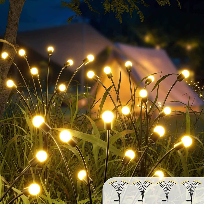 Modern Solar Firefly LED Outdoor Garden Lights – Waterproof Decorative Lawn Stakes for Landscaping