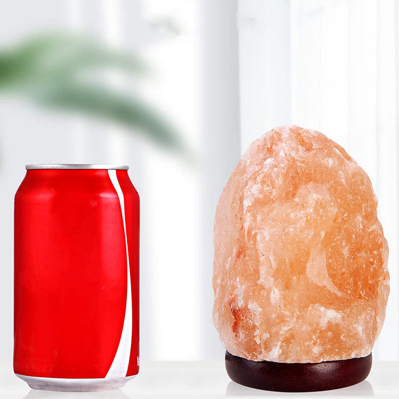 Himalayan Pink Salt Lamp with Remote Control – Natural Crystal LED Lamp for a Relaxing Atmosphere