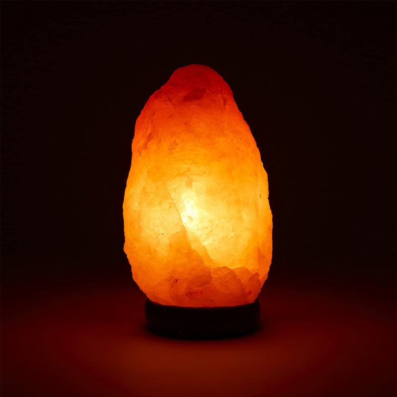 Himalayan Salt Lamp with Dimmer Switch – Natural Handcrafted Pink Salt Crystal Lamp for Relaxation and Wellness