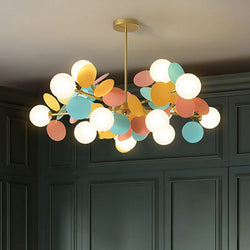 Modern Multi-Coloured Ceiling Pendant Light – Unique Designer Chandelier