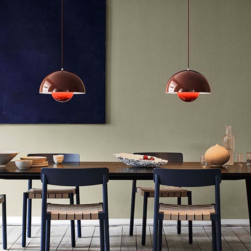 Modern Creative 1-Light Pendant Lamp – Geometric Iron Hanging Light