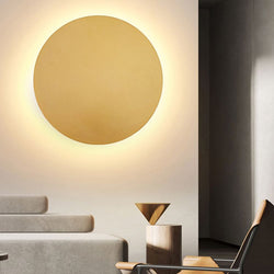 HorizonSphere – Minimalist Round Wall Light with LED