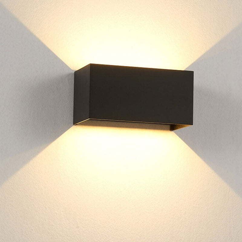 Modern Waterproof LED Outdoor Wall Light – Up & Down Lighting for Patios and Gardens