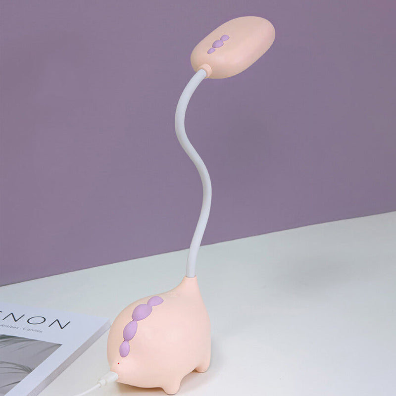 Rechargeable Dinosaur LED Desk Lamp – Eye-Caring Night Light for Kids and Adults