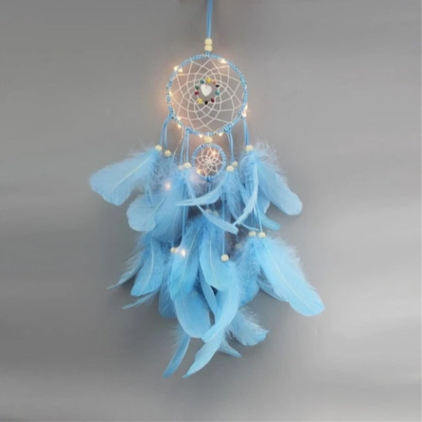 Illuminated Dreamcatcher – Fairy Light Dreamcatcher for Bedrooms & Aesthetic Spaces