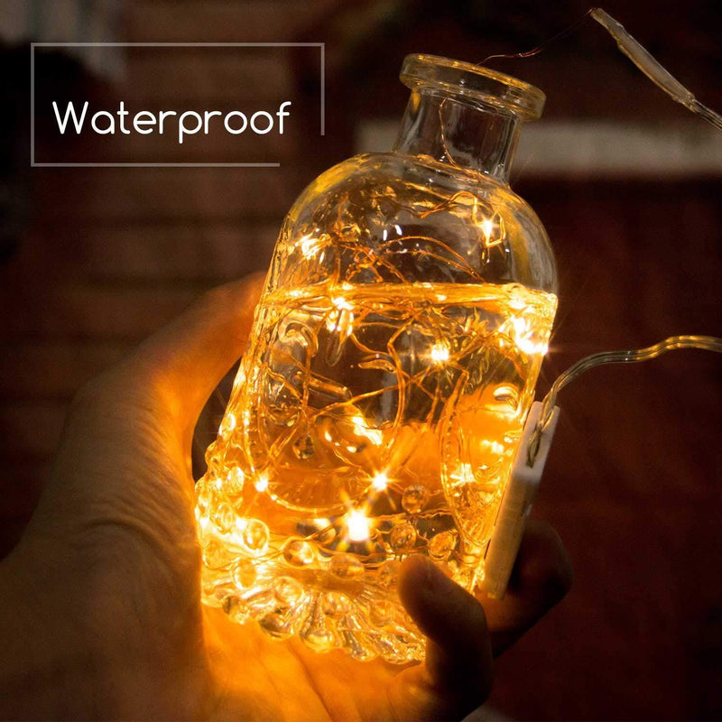 Solar-Powered Fairy String Lights – Copper Wire LED Outdoor Lighting