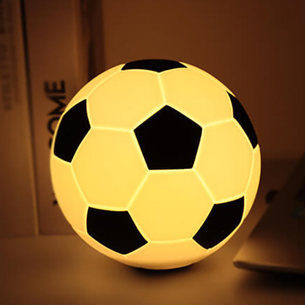 Football LED Night Light – Rechargeable USB Silhouette Lamp for Bedroom