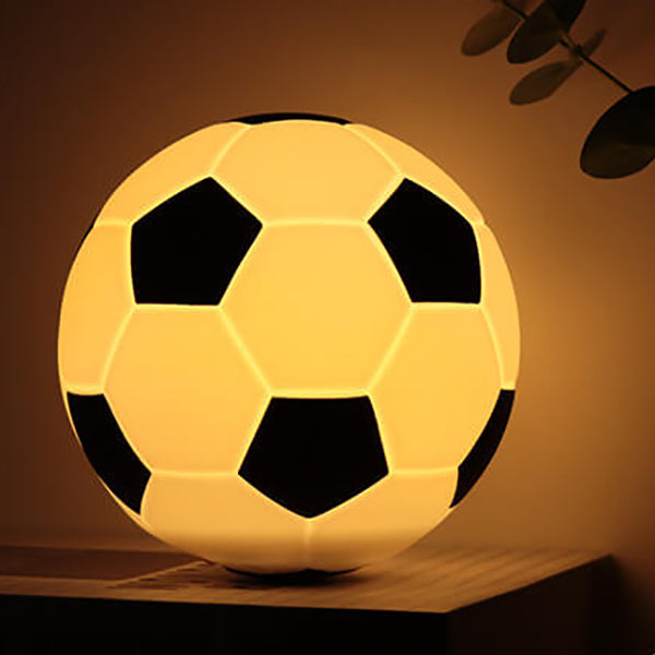 Football LED Night Light – Rechargeable USB Silhouette Lamp for Bedroom