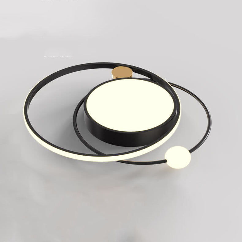 Nordic Circular LED Flush Mount Ceiling Light – Modern Elegance for Any Room