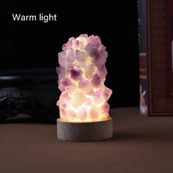 Amethyst Crystal Lamp – Healing Energy and Soft Ambient Light