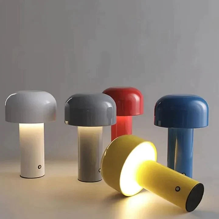 Modern Mushroom Rechargeable Table Lamp | Wireless Touch-Control LED Lamp