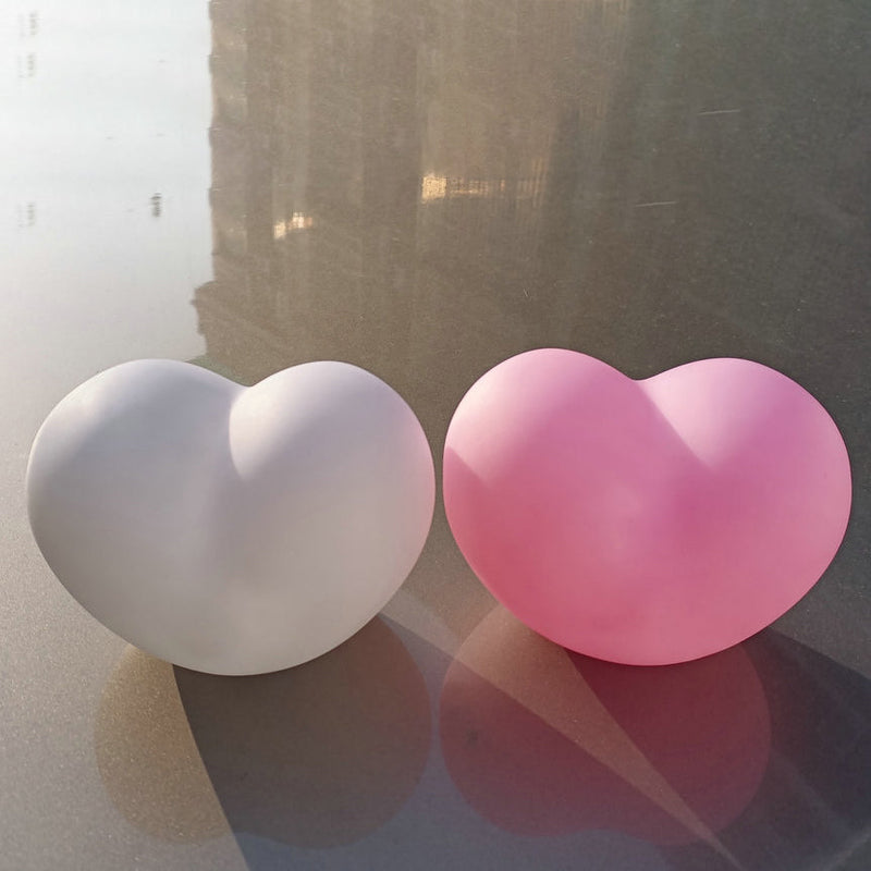 Creative Silicone Heart LED Night Light – Cute Bedside Lamp for Bedroom and Living Room