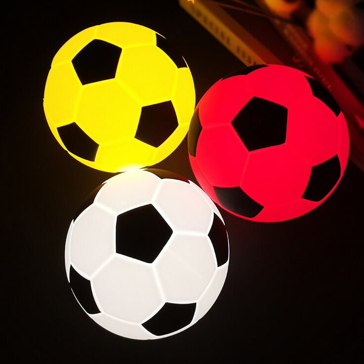 Football LED Night Light – Rechargeable USB Silhouette Lamp for Bedroom