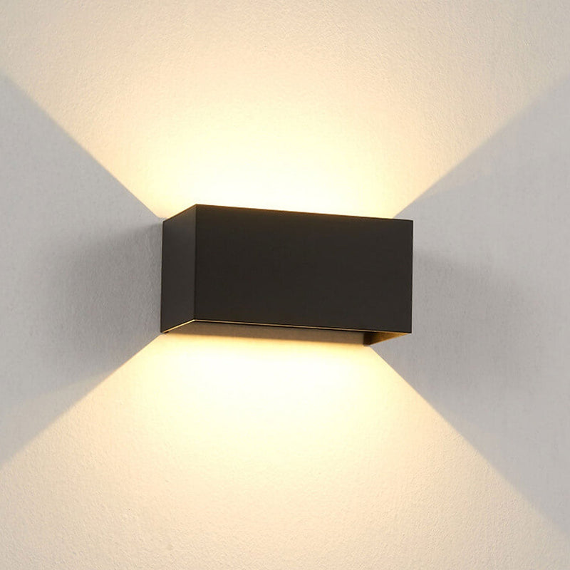 Modern Waterproof LED Outdoor Wall Light – Up & Down Lighting for Patios and Gardens