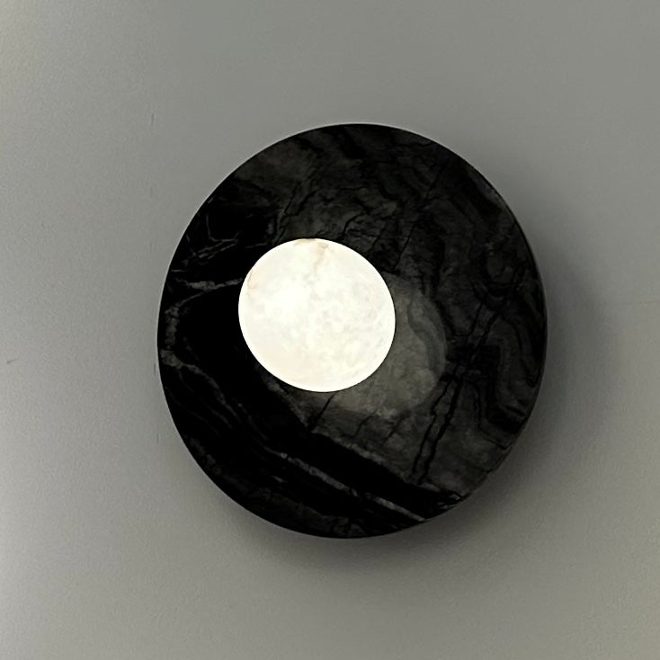 Spanish Marble Wall Light – Elegant Ceiling and Wall Lamp (Diameter 23 cm)