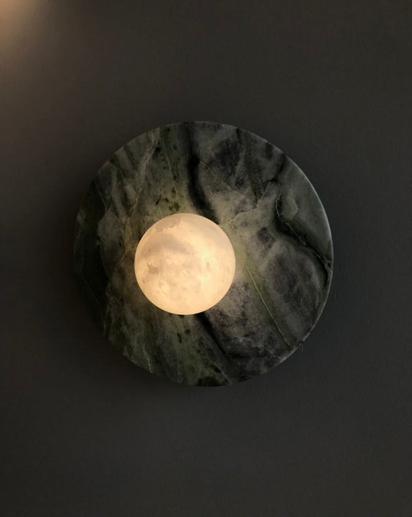 Spanish Marble Wall Light – Elegant Ceiling and Wall Lamp (Diameter 23 cm)