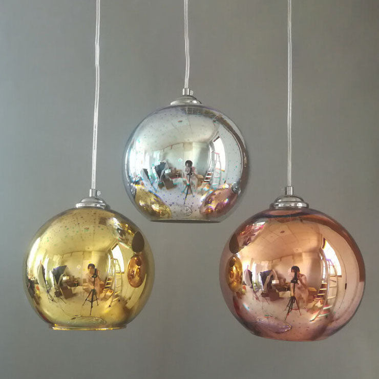 Modern 3D Firework Glass Dome Pendant Light – Colourful Design for Stunning Interiors