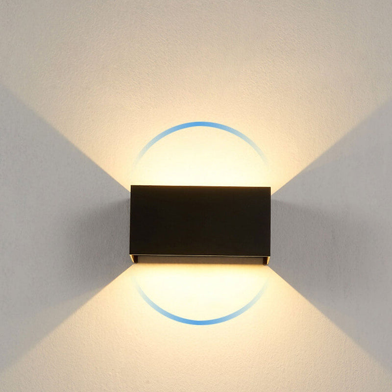 Modern Waterproof LED Outdoor Wall Light – Up & Down Lighting for Patios and Gardens