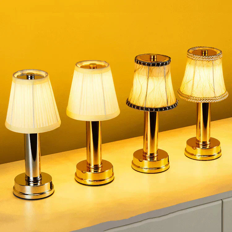 Cordless LED Table Lamp – Stylish Metal Design for Ambient Lighting