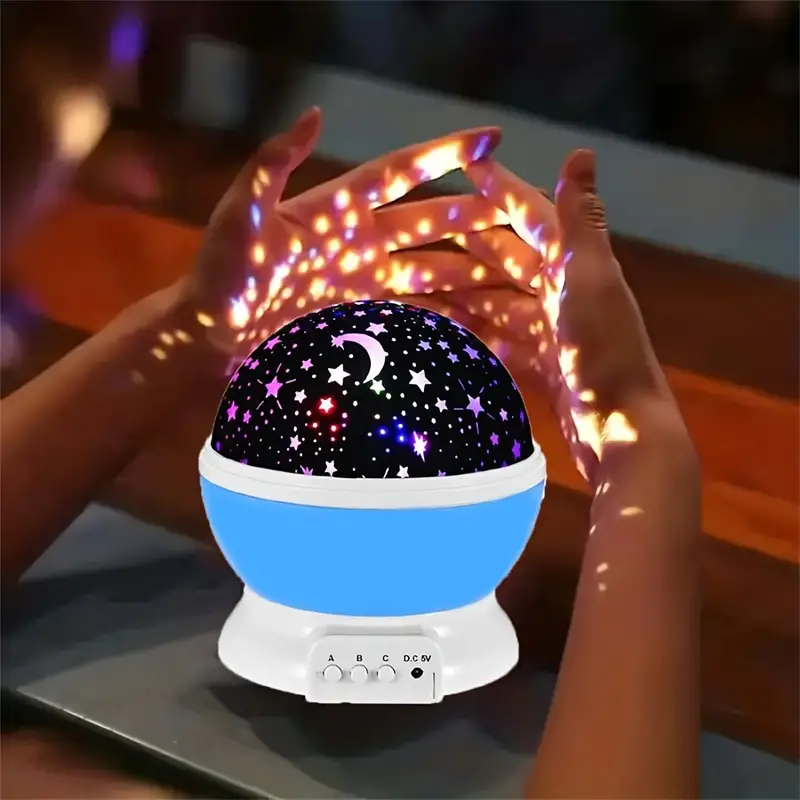 Starry Night Projection Lamp – Enchanting Night Light for Kids