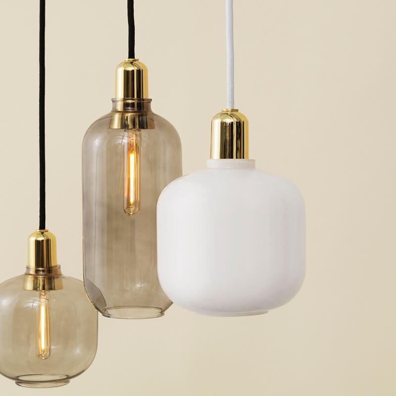 Modern Glass Pendant Light – Minimalist Hanging Lamp for Dining Rooms and Living Spaces