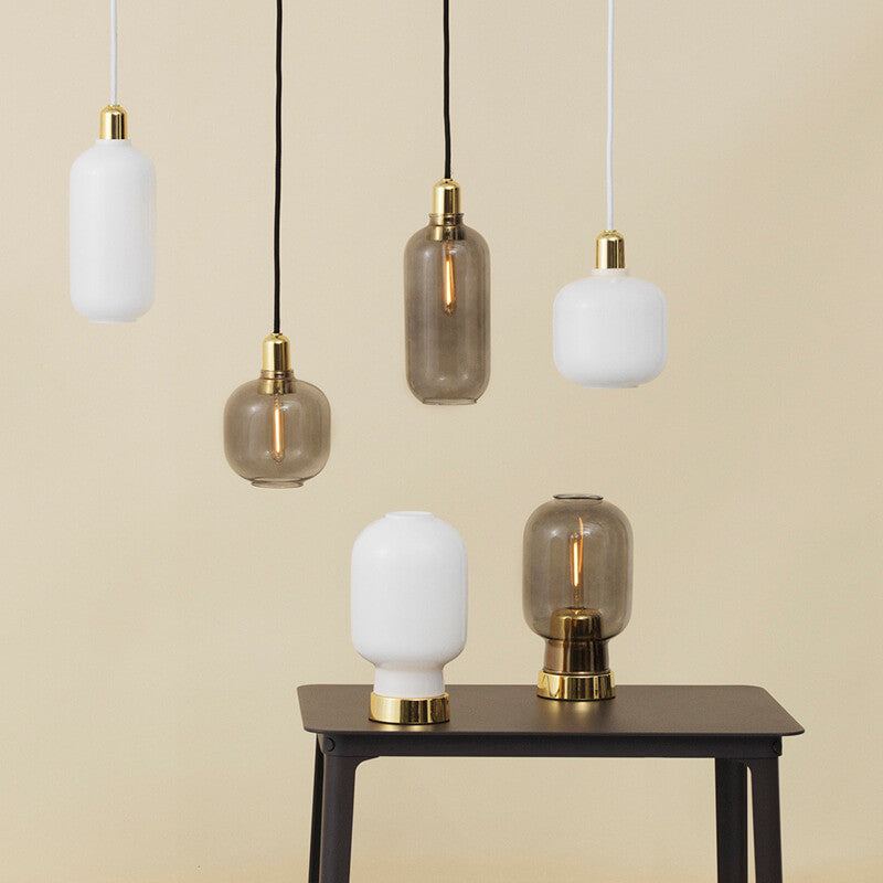 Modern Glass Pendant Light – Minimalist Hanging Lamp for Dining Rooms and Living Spaces