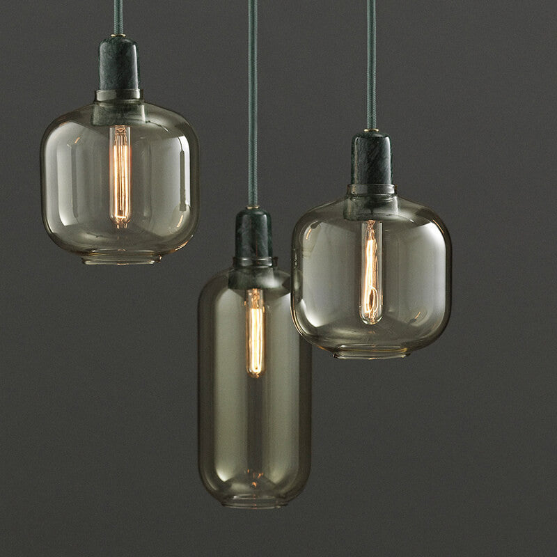 Modern Glass Pendant Light – Minimalist Hanging Lamp for Dining Rooms and Living Spaces