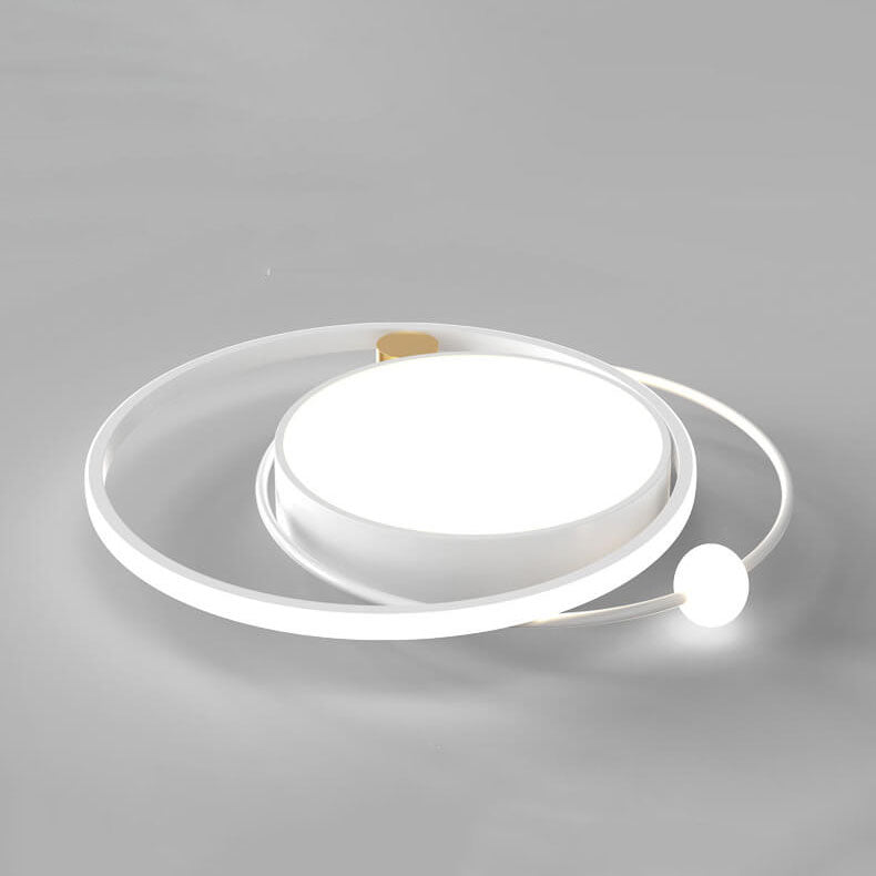 Nordic Circular LED Flush Mount Ceiling Light – Modern Elegance for Any Room