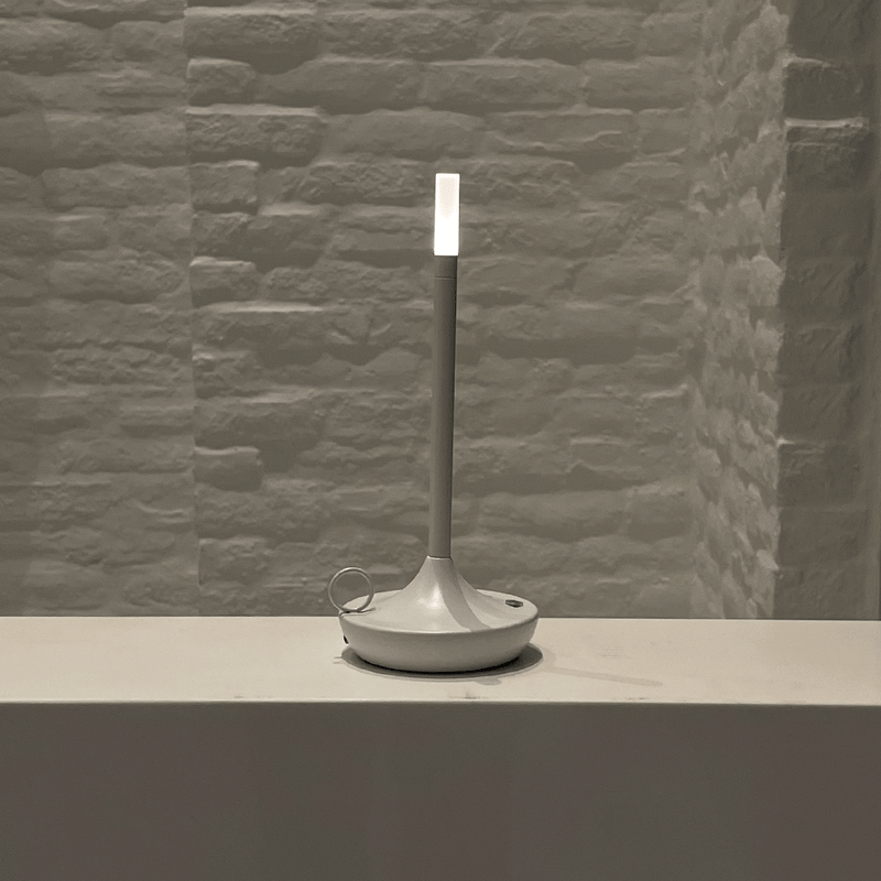 Portable LED Wick Table Lamp – Minimalist Table Lighting for Any Ambience