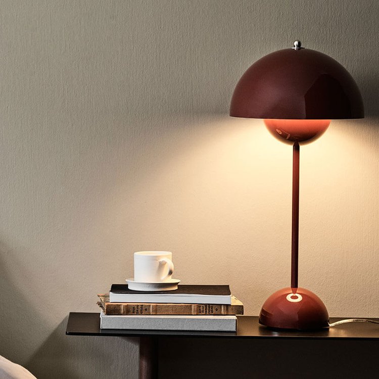 Modern Mushroom Table Lamp – Wireless Retro Elegance for Your Home