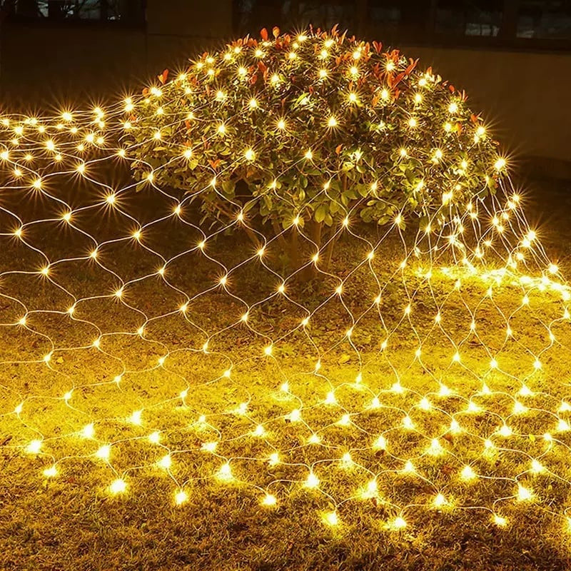 Solar Net Lights – Warm LED Garden and Outdoor Decorative Lighting