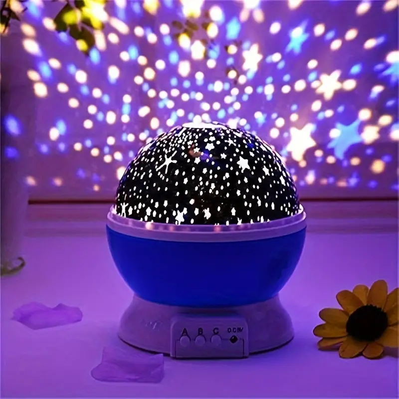 Starry Night Projection Lamp – Enchanting Night Light for Kids