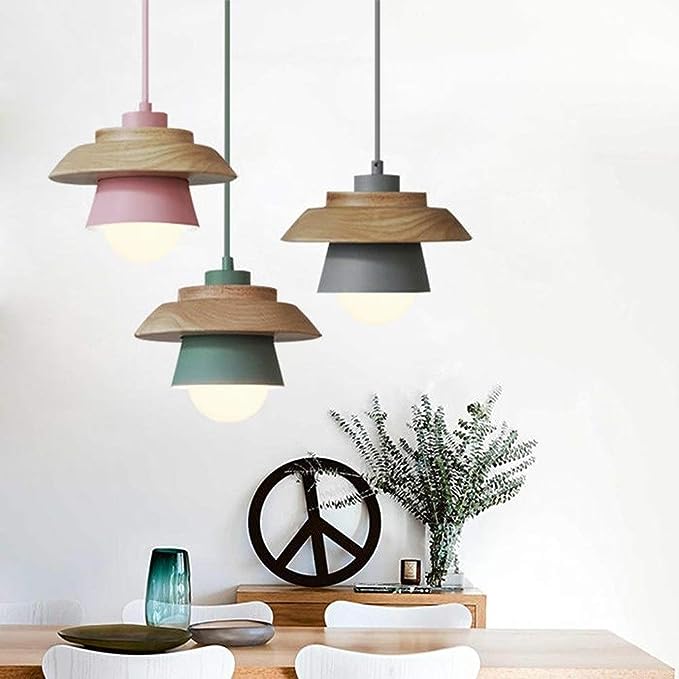 Scandinavian Pendant Light – Minimalist Wooden Design for a Cosy Home