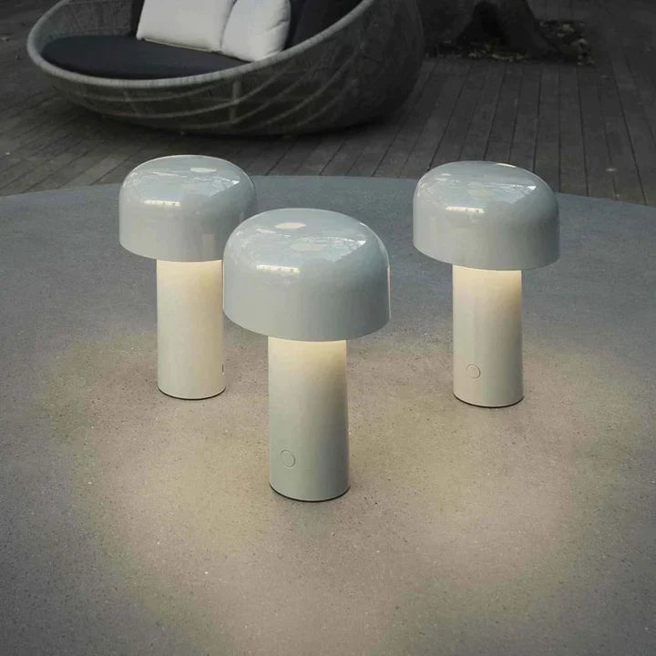 Modern Mushroom Rechargeable Table Lamp | Wireless Touch-Control LED Lamp