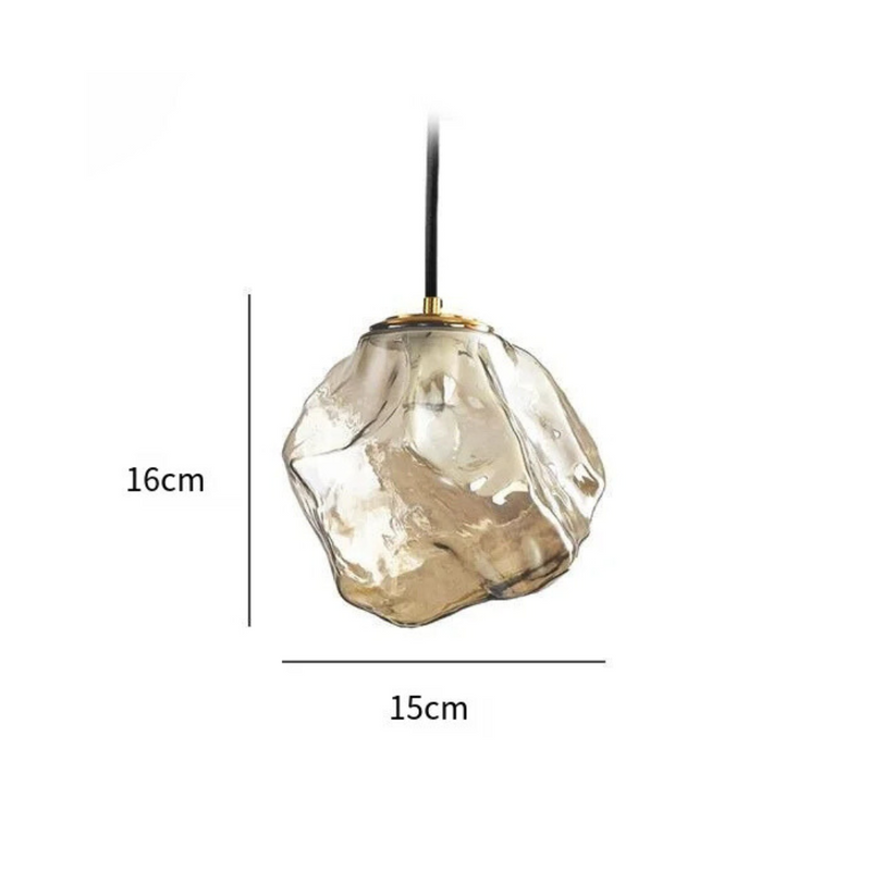 Modern Pendant Light with Ice Cube Design for Living and Dining Areas