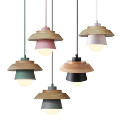 Scandinavian Pendant Light – Minimalist Wooden Design for a Cosy Home