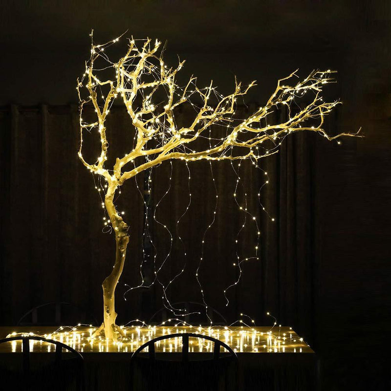 Solar-Powered Fairy String Lights – Copper Wire LED Outdoor Lighting