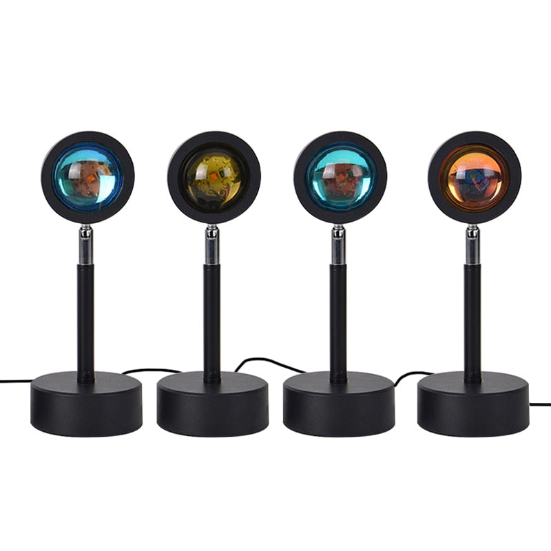 Adjustable Sunset Lamp Projector – Create Relaxing and Vibrant Atmospheres for Any Space