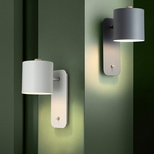 Modern LED Wall Light with Switch – Sleek Interior Lighting for Stylish Homes