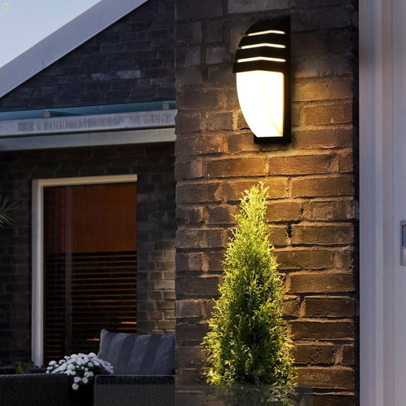 Modern LED Outdoor Wall Light – Waterproof with Radar Motion Sensor