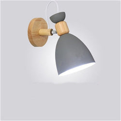 Modern LED Wooden Wall Light – Elegant Bedroom Lighting