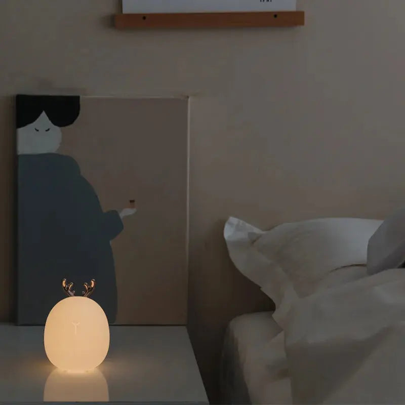 Adorable Animal LED Night Light – USB Rechargeable Table Lamp