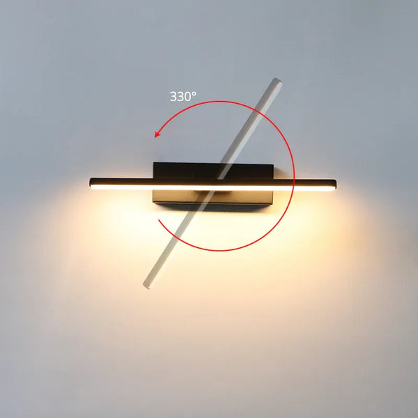 Modern Minimalist LED Wall Lamp – Stylish Adjustable Light for Living Room & Bedroom