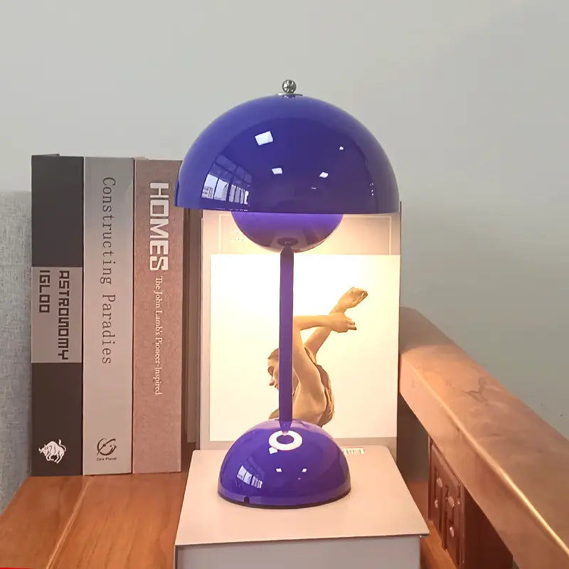 Modern Mushroom Table Lamp – Wireless Retro Elegance for Your Home