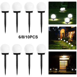 Solar-Powered Garden Pathway Lights – Elegant Outdoor Illumination