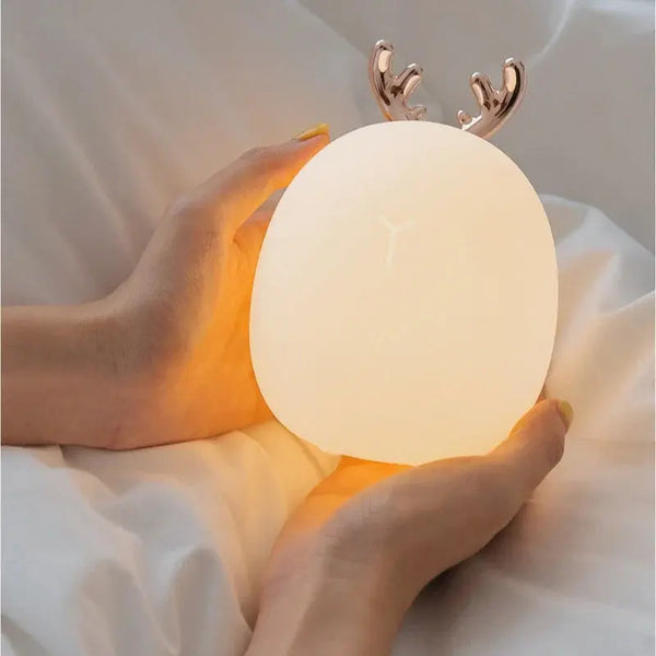 Adorable Animal LED Night Light – USB Rechargeable Table Lamp