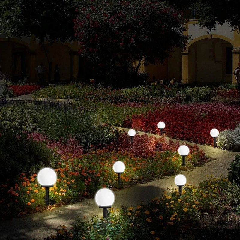 Solar-Powered Garden Pathway Lights – Elegant Outdoor Illumination