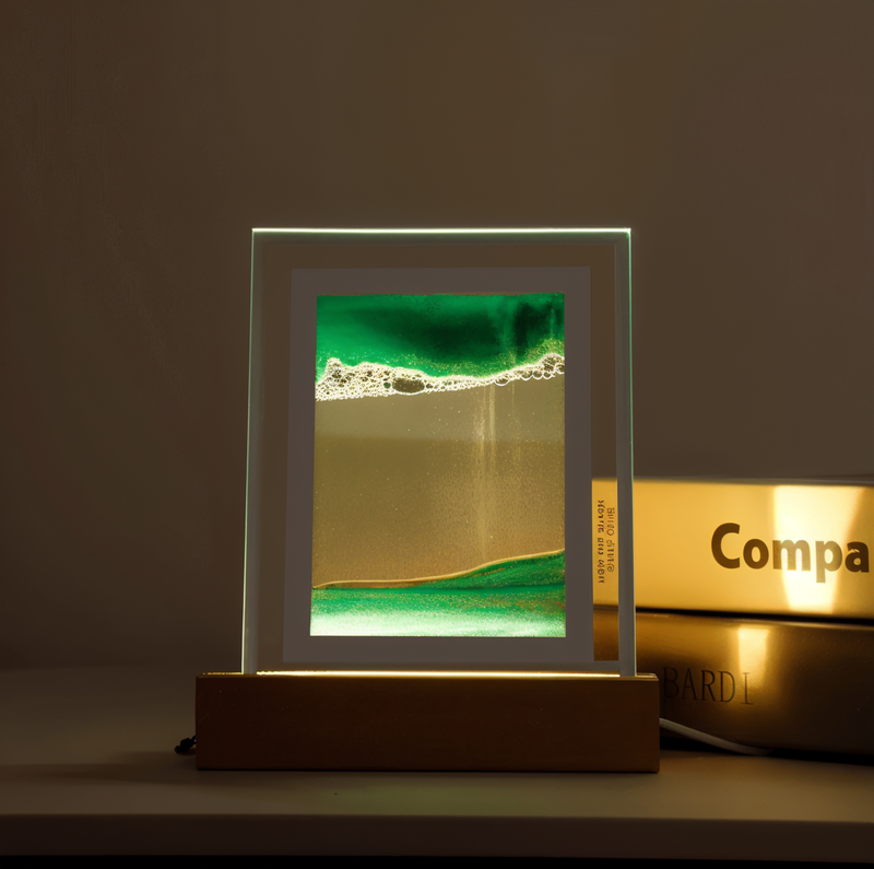 3DFlow Sandscape Night Light – Artistic Sand Frame with LED Lighting