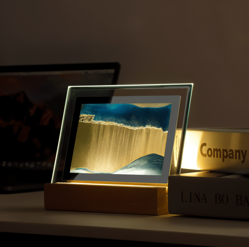 3DFlow Sandscape Night Light – Artistic Sand Frame with LED Lighting