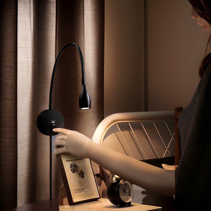 Adjustable LED Wall Light – Modern Design for Comfortable Reading and Work